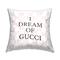 Stupell Industries Trendy Upscale Fashion Brand Glam Phrase Throw Pillow, 18" x 18"